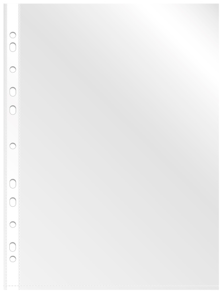 Папка-вкладыш Бюрократ СуперЛюкс -100GSLUX глянцевые А4+ 100мкм (упак.:100шт)