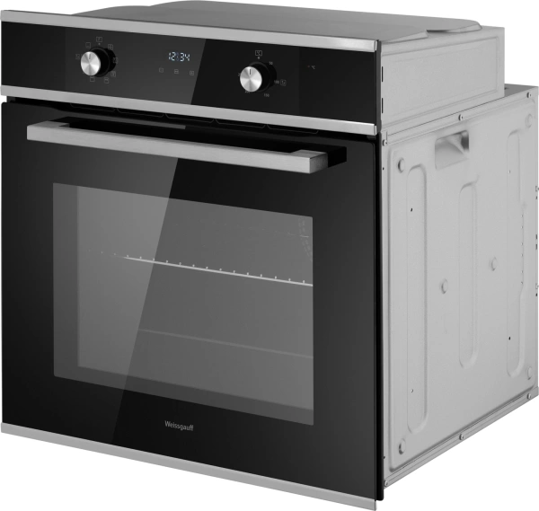 Духовой шкаф Электрический Weissgauff EOM 388 PDX Steam Clean нержавеющая сталь