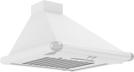 Вытяжка каминная Elikor Сатурн 50П-180-В1Л белый/хром управление: кнопочное (1 мотор)