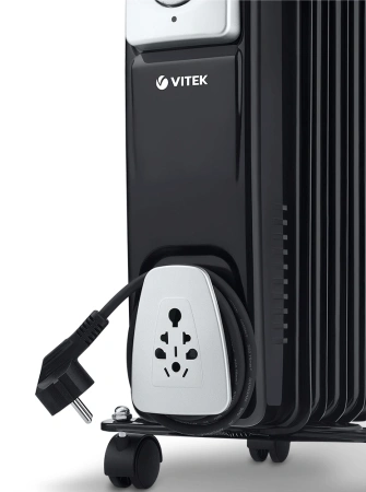 Радиатор масляный Vitek VT-1717 1500Вт черный