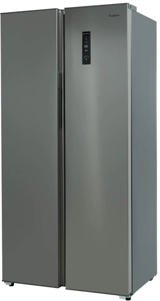 Холодильник Бирюса SBS 400 I 2-хкамерн. нержавеющая сталь