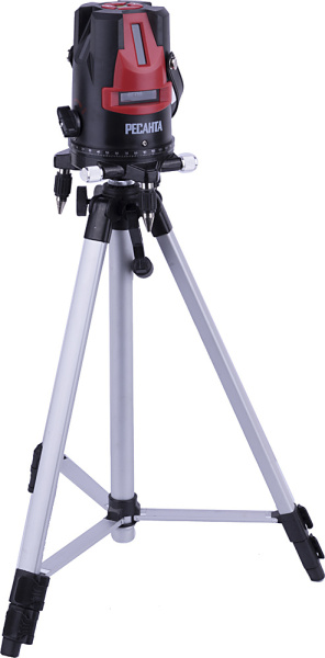 Нивелир лазерн. Ресанта ПЛ-3ШК 2кл.лаз. 635нм цв.луч. красный (61/10/525)