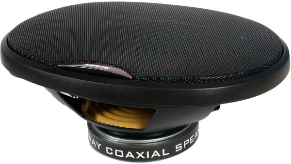 Колонки автомобильные Edge ED229-E8 300Вт 80дБ 4Ом 16x23см (6x9дюйм) (ком.:2кол.) коаксиальные трехполосные