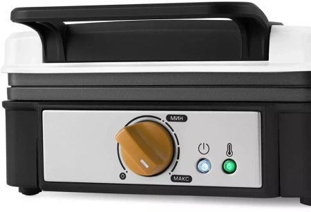 Вафельница Kitfort КТ-1692 1200Вт белый/черный