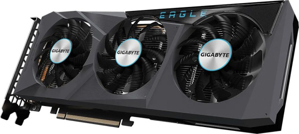 Видеокарта Gigabyte PCI-E 4.0 GV-R66EAGLE-8GD AMD Radeon RX 6600 8192Mb 128 GDDR6 2044/14000 HDMIx2 DPx2 HDCP Ret