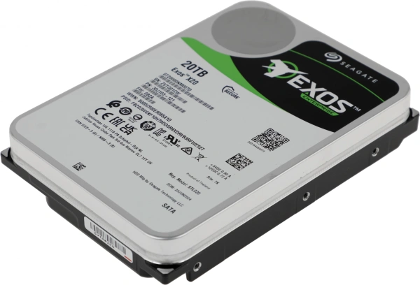 Жесткий диск Seagate SATA-III 20Tb ST20000NM007D Server Exos X20 512E (7200rpm) 256Mb 3.5"