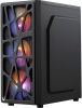 Корпус Formula Mana черный без БП ATX 3x120mm 1xUSB2.0 1xUSB3.0 audio bott PSU