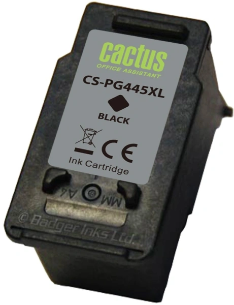 Картридж струйный Cactus CS-PG445XL PG-445XL черный (15мл) для Canon Pixma MG2440/2540/2940