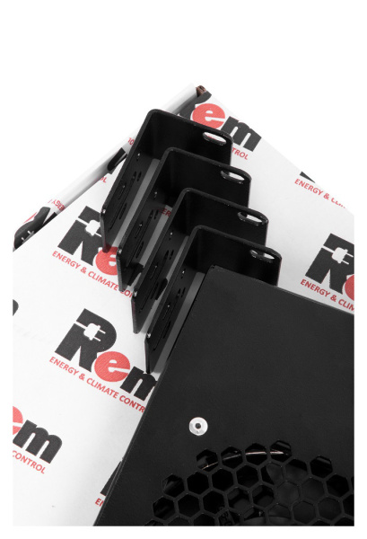 Модуль вентиляторный Rem (R-FAN-3K-1U-9005) 3 вент. с контроллером черный (упак.:1шт)