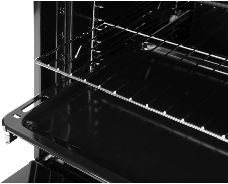 Духовой шкаф Электрический Hyundai HEO 6646 BG черное стекло