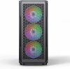Корпус Accord 3338 черный без БП ATX 1xUSB2.0 1xUSB3.0 1xUSB3.1 audio bott PSU