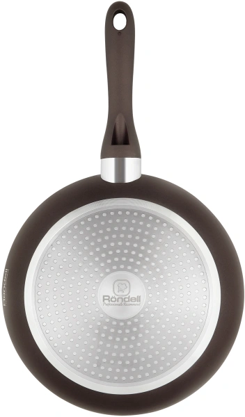 Сковорода Rondell Grillage RDA-1431 круглая 28см покрытие: Xylan Plus ручка несъемная (без крышки) коричневый