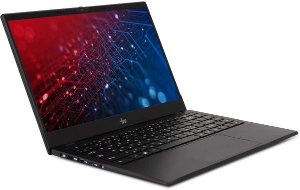 Ноутбук IRU Planio 14ING N100 8Gb SSD512Gb Intel Iris Xe graphics 14" IPS FHD (1920x1080) Windows 11 Professional black 6000mAh (2059101)