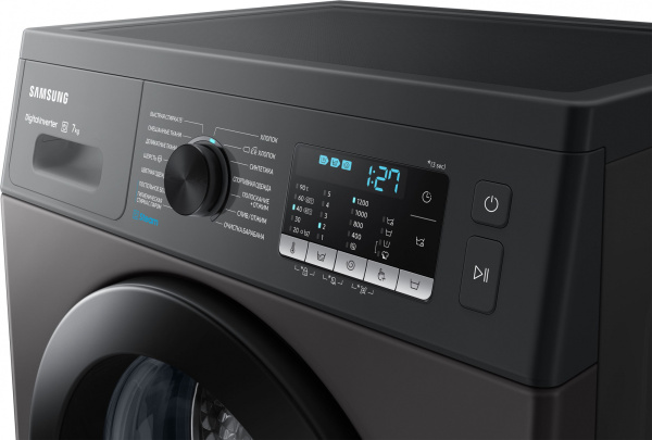 Стиральная машина Samsung WW70AG5S20CXLP класс: A загр.фронтальная макс.:7кг нержавеющая сталь инвертер