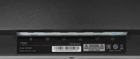 Монитор NPC 29" MZ300L черный IPS LED 1ms 21:9 (Ultrawide) HDMI M/M матовая HAS 1000:1 250cd 178гр/178гр 2560x1080 180Hz DP Ultra WQHD 5.2кг