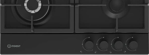 Газовая варочная поверхность Indesit THPM 642 WS/BL/I черный