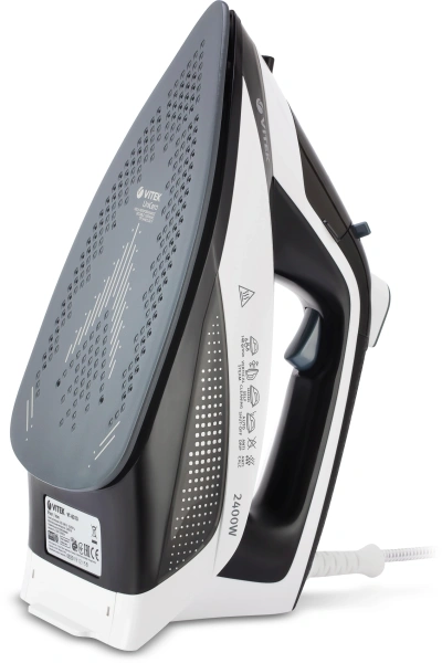 Утюг Vitek VT-8313 2400Вт белый/черный