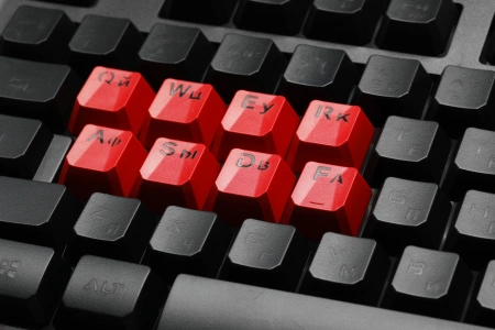 Клавиатура A4Tech Bloody B318 черный USB Multimedia for gamer LED (подставка для запястий)