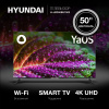 Телевизор LED Hyundai 50" H-LED50BU7003 Яндекс.ТВ Frameless черный 4K Ultra HD 60Hz DVB-T DVB-T2 DVB-C DVB-S DVB-S2 USB WiFi Smart TV