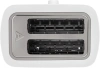 Тостер Kitfort КТ-4025 930Вт белый/стальной