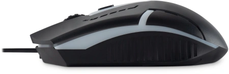 Мышь Оклик 398G черный оптическая (1000dpi) USB (3but)