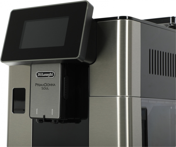 Кофемашина Delonghi ECAM610.75.MB 1450Вт черный/серебристый