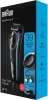 Триммер Braun BT3240 черный/голубой 6Вт (насадок в компл:2шт)