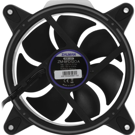 Вентилятор Zalman ZM-RFD120A Addressable RGB 120x120mm 3-pin 26dB 160gr LED Ret