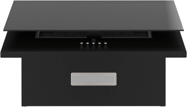 Вытяжка встраиваемая Elikor Коралл 50П-430-КЗД черный/стекло черное управление: кнопочное (1 мотор)