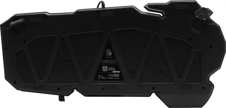 Клавиатура A4Tech Bloody B318 черный USB Multimedia for gamer LED (подставка для запястий)
