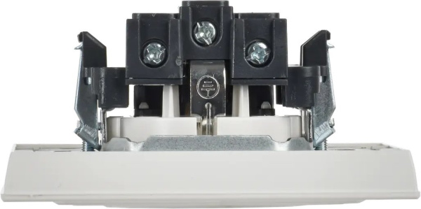 Розетка силов. IEK Brite РСР14-1-0-БрБ BR-R14-16-K01-F одинар. скрыт. зазем. штор. IP20 белый (упак.:1шт)