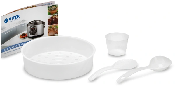 Мультиварка Vitek VT-4282 5л 860Вт серебристый