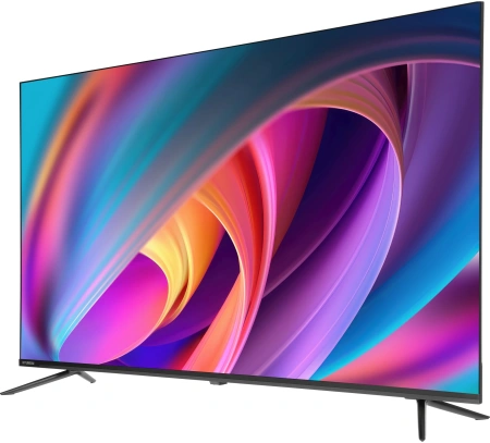 Телевизор LED Hyundai 50" H-LED50BU7100 WebOS Frameless Metal серый/серый 4K Ultra HD 60Hz MEMC DVB-T DVB-T2 DVB-C DVB-S DVB-S2 USB WiFi Smart TV