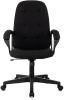 Кресло руководителя Бюрократ CH 002 Fabric черный 3C11 крестов. пластик