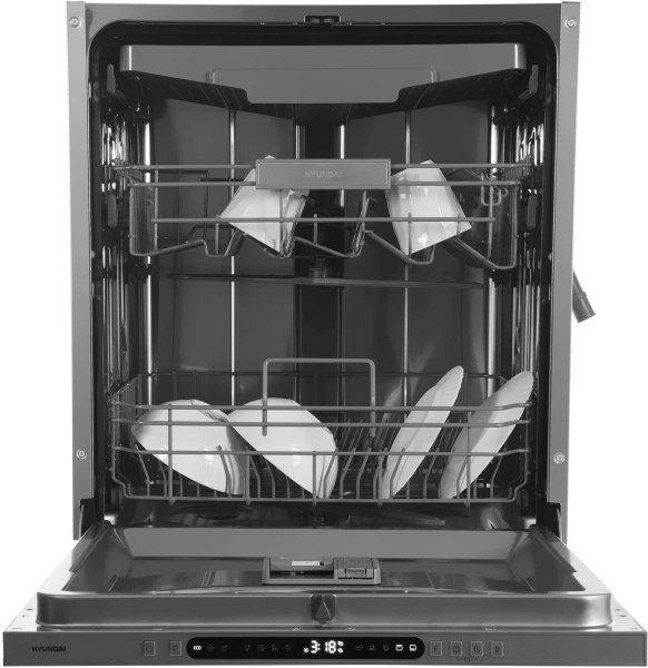 Посудомоечная машина встраив. Hyundai HBD 678 2100Вт полноразмерная серебристый