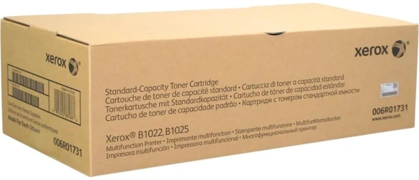 Картридж лазерный Xerox 006R01731 черный (13700стр.) для Xerox B1022/1025