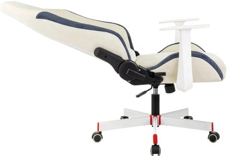 Кресло игровое A4Tech Bloody GC-830 белый с подголов. крестов. пластик белый пластик черный/белый