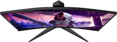 Монитор AOC 23.6" Gaming C24G2AE черный/красный VA LED 1ms 16:9 HDMI M/M матовая 250cd 178гр/178гр 1920x1080 165Hz VGA DP FHD 3.84кг