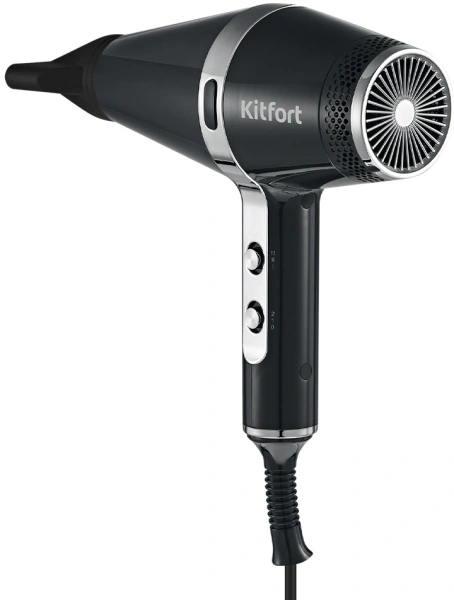 Фен Kitfort KT-3256 2200Вт черный/серебристый