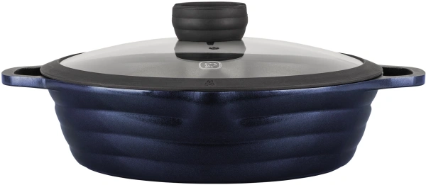 Сотейник Rondell Royal Blue RDA-1547 d=28см (с крышкой) синий