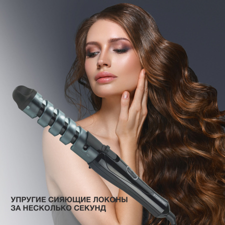 Щипцы Starwind SHE6500 25Вт макс.темп.:200С покрытие:керамическое черный