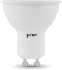 Лампа светодиодная Gauss Black 5Вт цок.:GU10 рефлек. 220B 4100K св.свеч.бел.нейт. MR16 (упак.:10шт) (101506205)