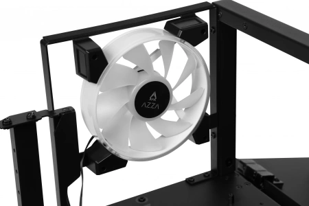 Корпус Azza Cast черный без БП ATX 1x140mm 2xUSB3.0 audio
