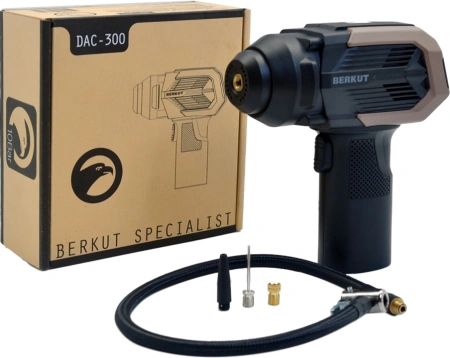 Автомобильный компрессор Berkut DAC-300 без аккумулятора 45л/мин шланг 0.5м