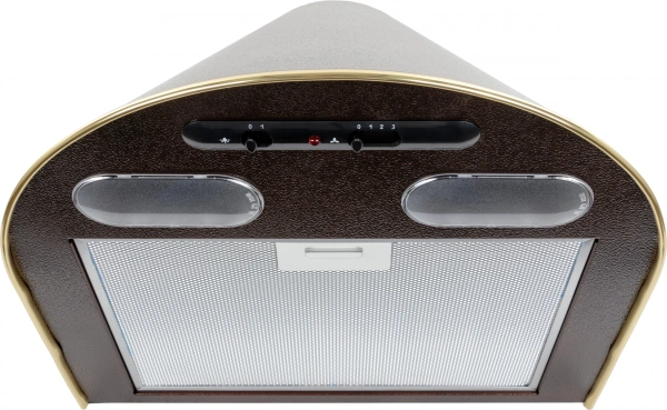 Вытяжка каминная Elikor Эпсилон 50П-430-П3Л медный антик/золотистый управление: ползунковое (1 мотор)