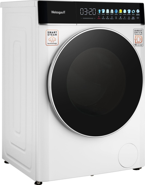 Стиральная машина Weissgauff WMD 58411 Premium кл.:B фронт. макс.:11кг (с сушкой) белый