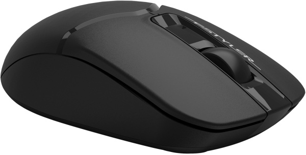 Мышь A4Tech Fstyler FB12S черный оптическая 1200dpi silent беспров. BT/Radio USB 2but (FB12S USB BLACK)