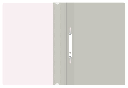 Папка-скоросшиватель Buro -PSE20BU/GREY A4 прозрач.верх.лист пластик серый 0.11/0.13