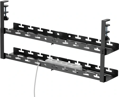 Кабель-канал Cactus CS-CM-700-2BK для столов 72.8x13.5x34.2см черный