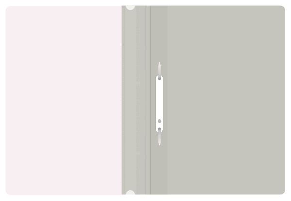 Папка-скоросшиватель Buro -PSE20BU/GREY A4 прозрач.верх.лист пластик серый 0.11/0.13